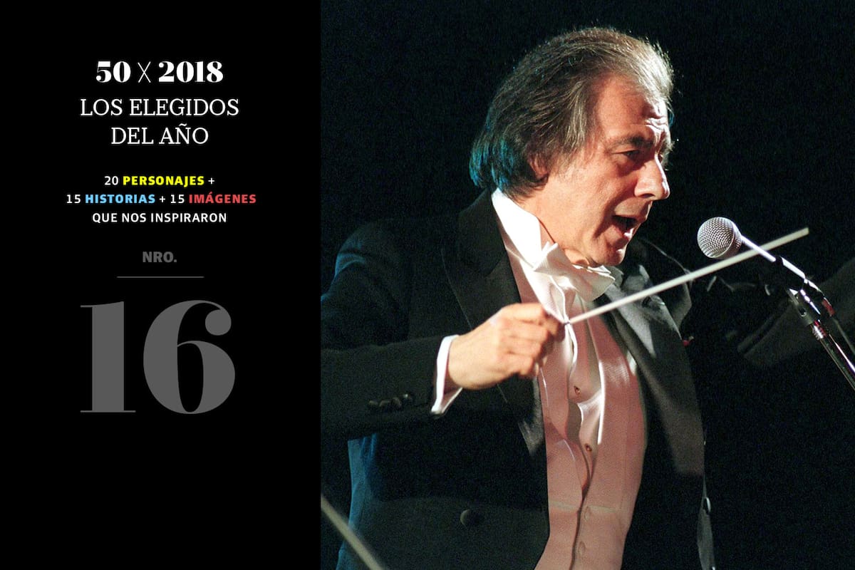 Lalo Schifrin en un concierto en Buenos Aires