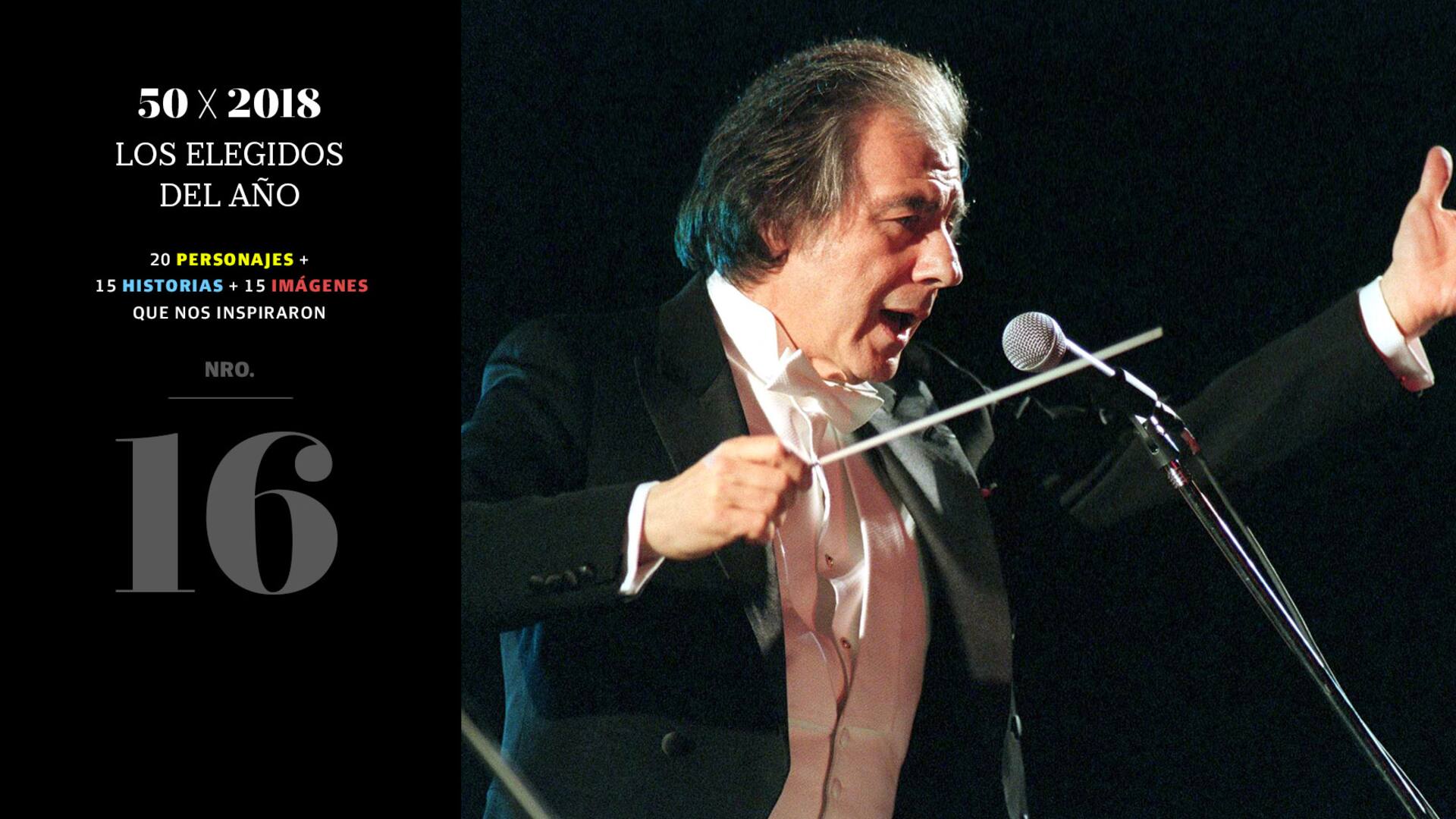 Lalo Schifrin en un concierto en Buenos Aires