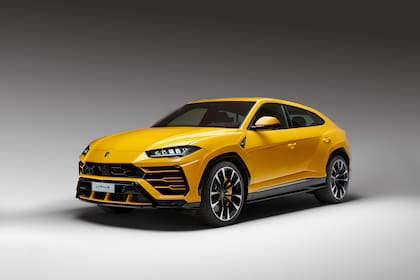 El modelo Lamborghini Urus, que tiene Pickford, aunque de color amarillo
