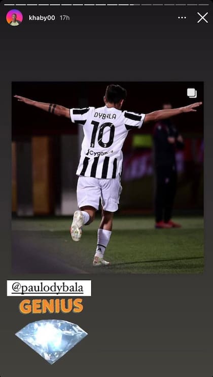 Lame felicitó a Dybala por haber clasificado a la Champions