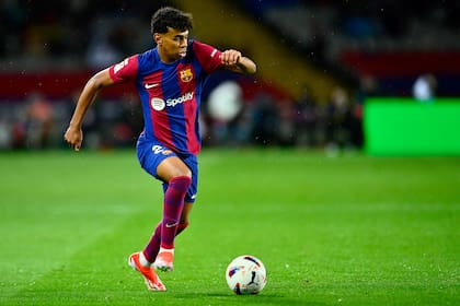 Lamine Yamal, delantero de Barcelona, en un partido frente a Las Palmas