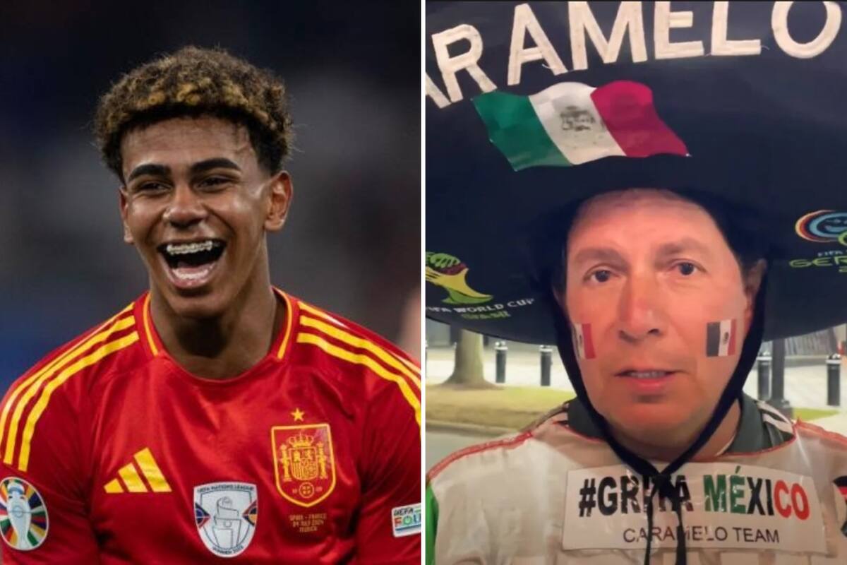 Lamine Yamal ignoró el “regalo” que el fan mexicano Caramelo le hizo en la Eurocopa 2024
