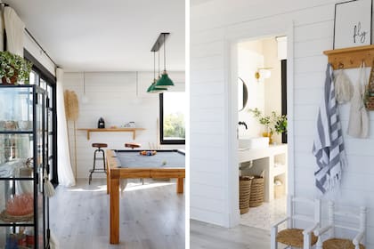 Lámparas colgantes (San Isidro Luz). Vitrina (Ritta Estudio). Mesa de pool (DJR Pool).