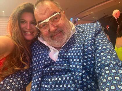 Lanata con Elba Marcovecchio, su esposa