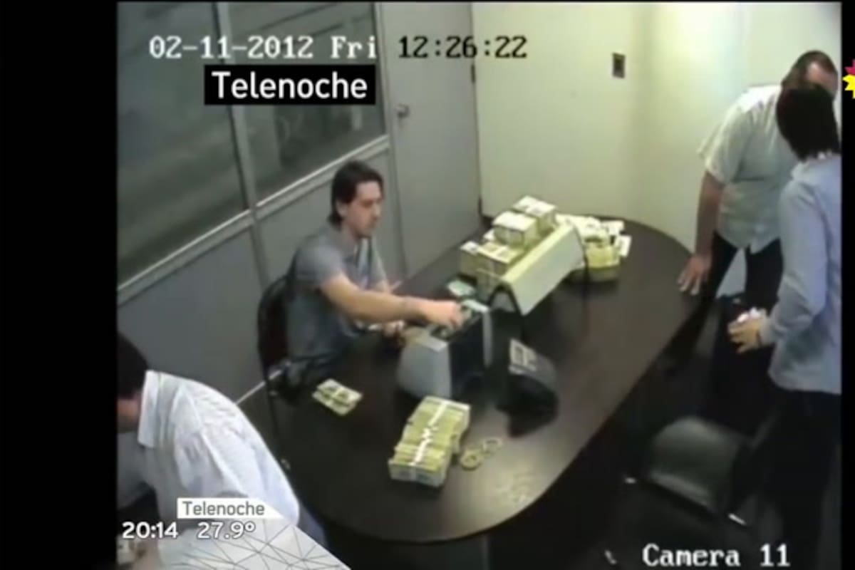 Lanata difundió el video de Martín Báez contando dólares en SGI