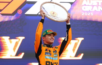 Lando Norris ganó el Gran Premio de Australia, el primero de la temporada 2025 de la F1