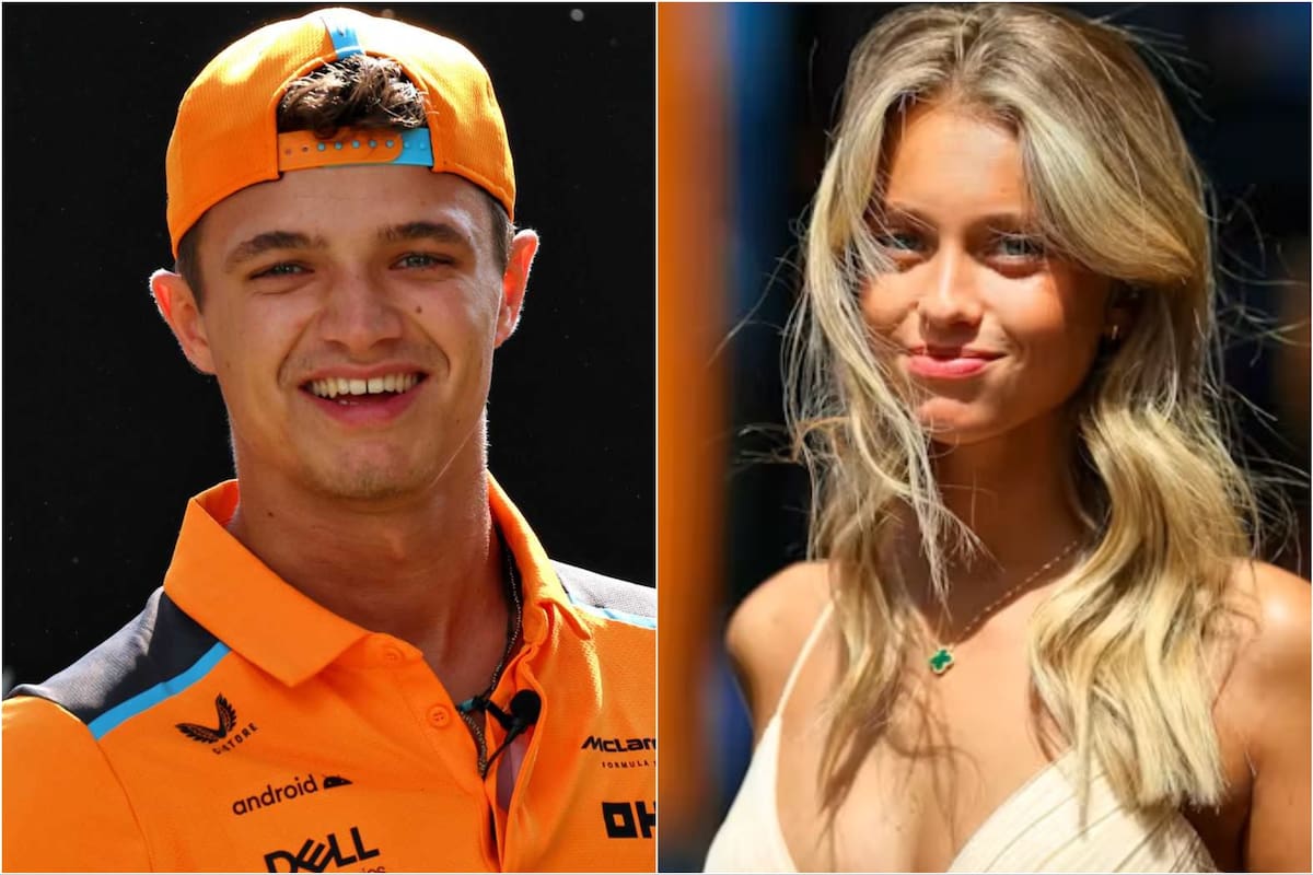 Lando Norris confirmó su romance con Magui Corceiro