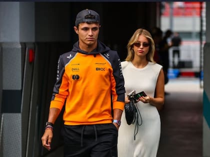 Lando Norris confirmó su romance con Margarida Corceiro
