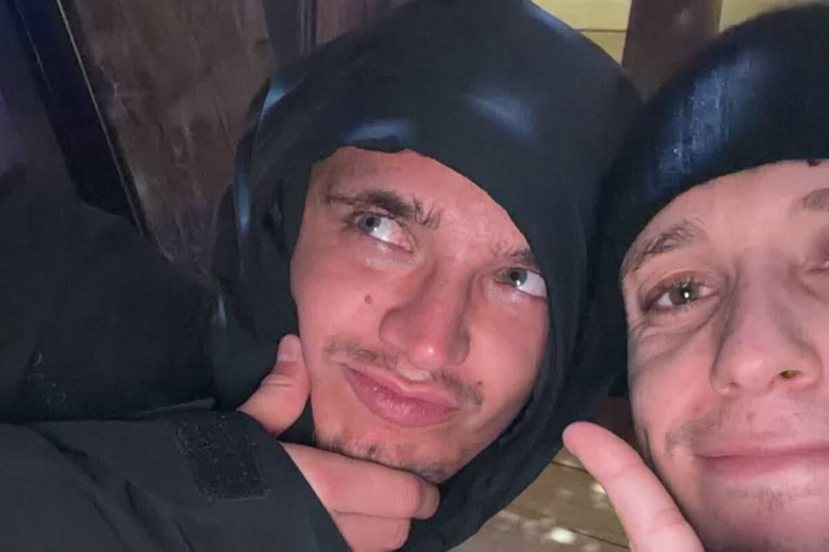 Lando Norris disfrutó de unos días de esquí en los Alpes franceses con su amigo, el argentino (Foto: Instagram @sachafenestraz)