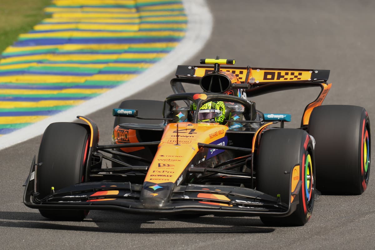 Lando Norris hizo la pole position en el GP de Brasil, tras ganar la carrera sprint, y tiene una gran posibilidad de despegarse en la cima de la tabla de posiciones