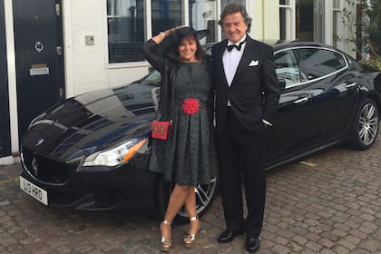 Lando Simonetti y Gachi Ferrari, fundadores de La Martina, en los inicios de una marca que nació con vocación internacional