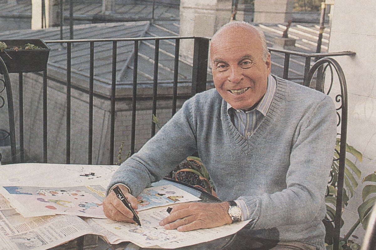Landrú en la terraza de su casa de Retiro