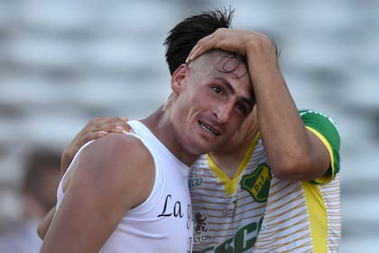 Braian Romero, feliz y campeón.
