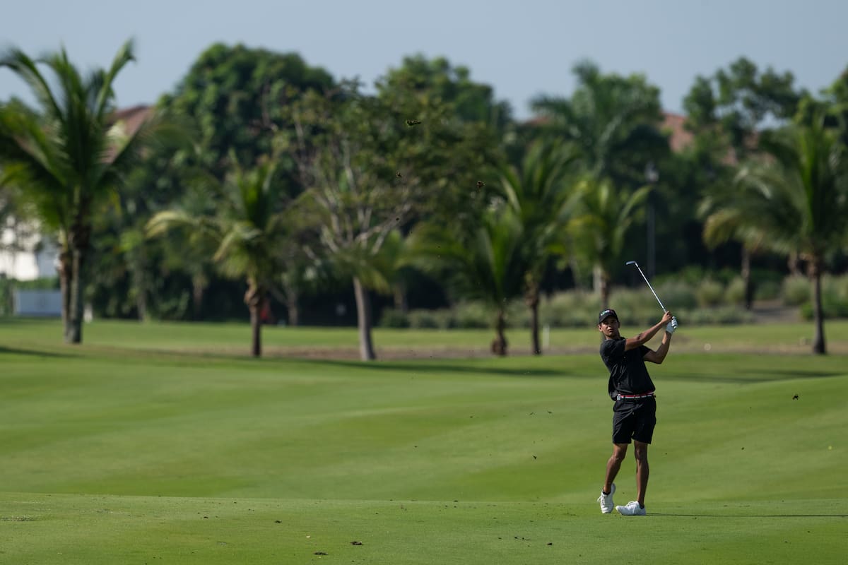 Lanza Omar Morales en la apertura de su tercera vuelta en el Latin America Amateur Championship; el mexicano es el puntero en Panamá, con tres golpes de diferencia.
