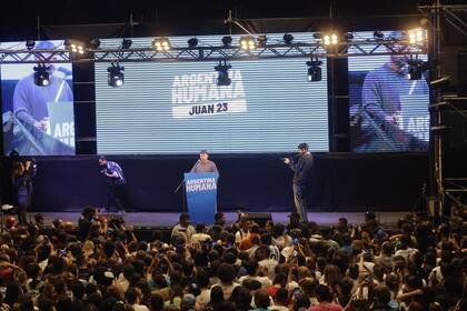 Lanzamiento de Juan Grabois cómo candidato a presidente 2023.