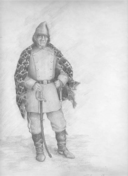 Lápiz de Augusto Gómez Romero, 1986