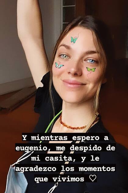 Una imagen de su Instagram, después de la mudanza.