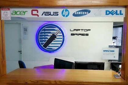 Laptop Baires, la empresa argentina de reparación instalada en el séptimo piso del edificio donde se produjo el incendio