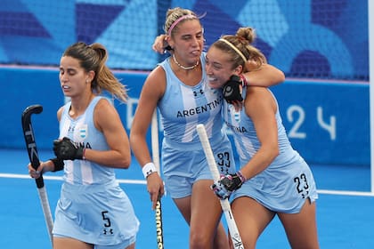 Lara Casas (23), cara nueva de las Leonas que anotó el primer gol
