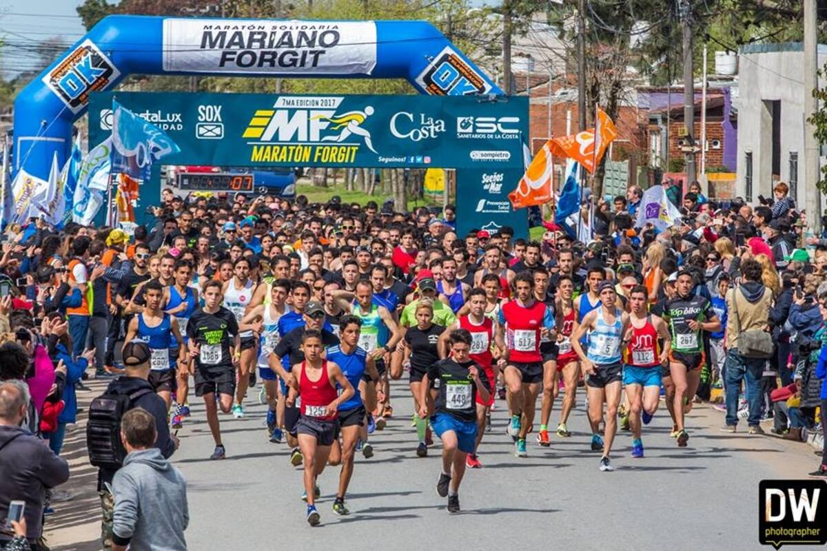 Largada del Maratón Solidario Mariano Forgit