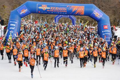 Largada del Tetra de Chapelco