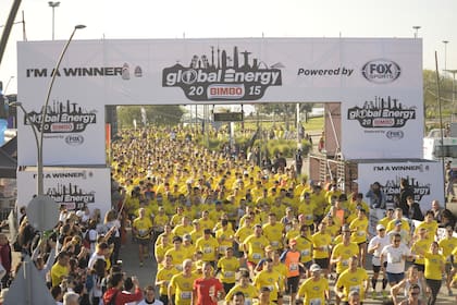 Largada en la costa de Vicente López