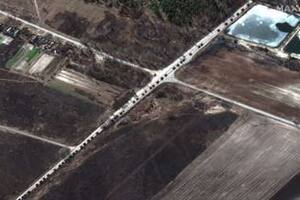 Largo convoy ruso se dirige a Kiev.