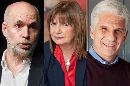 Larreta, Bullrich y Poggi