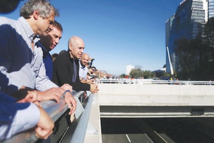 Larreta en el Paseo del Bajo