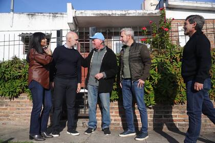 Larreta, Frigerio y Quirós, en Entre Ríos