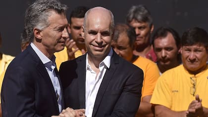 Horacio Rodríguez Larreta y Mauricio Macri