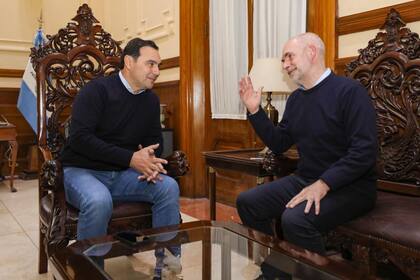 Larreta inició una gira por tres provincias con elecciones: arrancó en Corrientes, con el gobernador Valdés