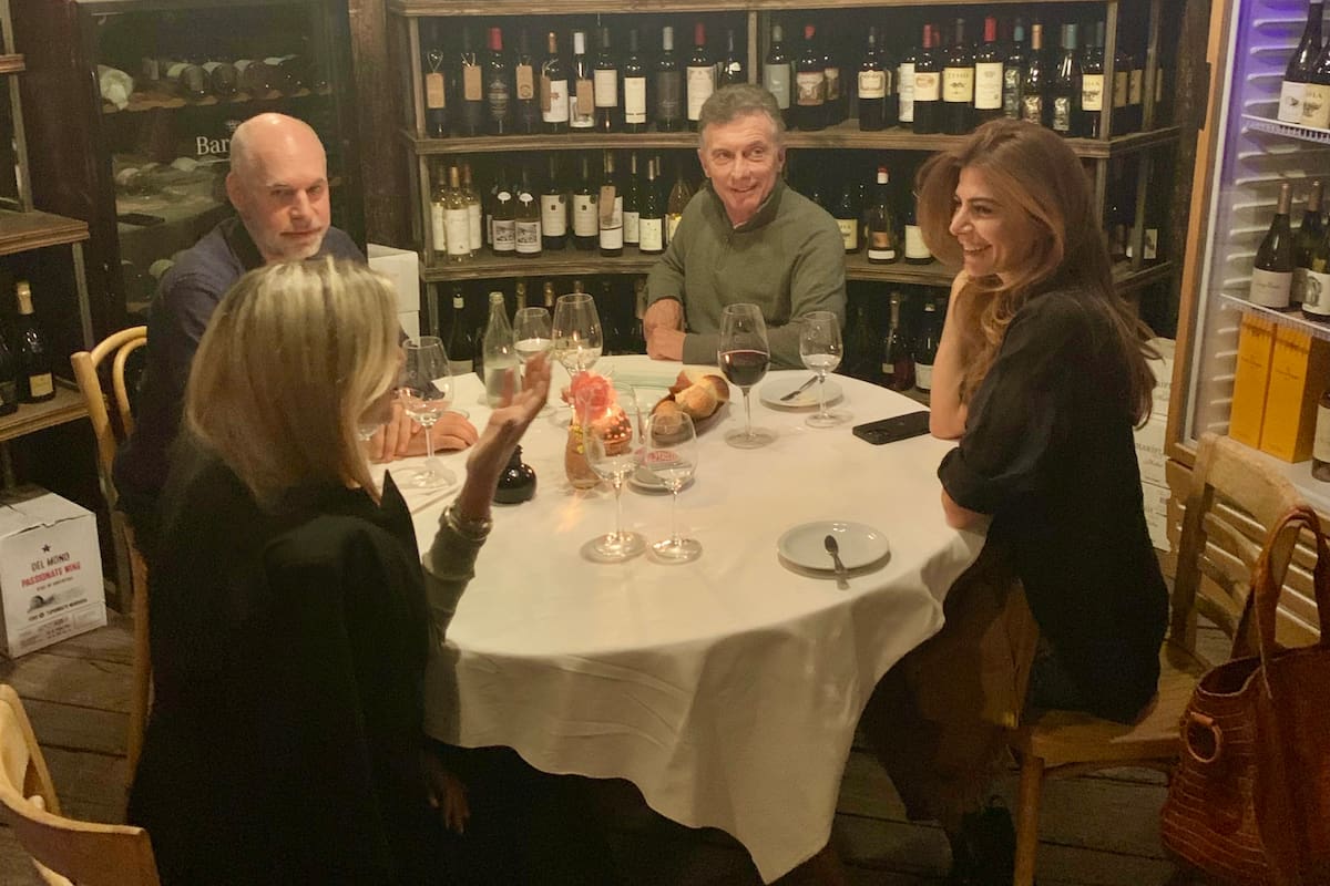 Larreta, Maylin, Macri y Awada, en Cumelén