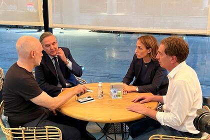 Larreta, Pichetto, Arietto y Santilli, en Vicente López