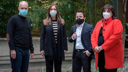 Larreta, Vidal, Tetaz y Oliveto, de cara a las PASO