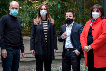 Larreta, Vidal, Tetaz y Oliveto, de cara a las PASO