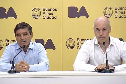 Larreta y Quirós brindan una conferencia para informar sobre el avance del coronavirus