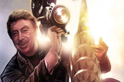 Larry Cohen en el afiche del documental sobre su obra.