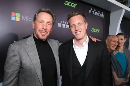Larry Ellison y su hijo David