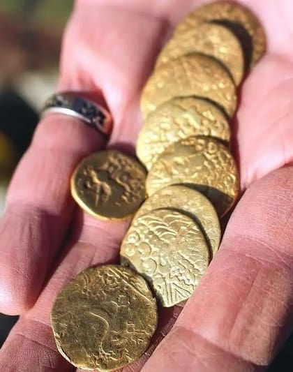 Las 12 monedas pertenecientes a la tribu Catuvellauni