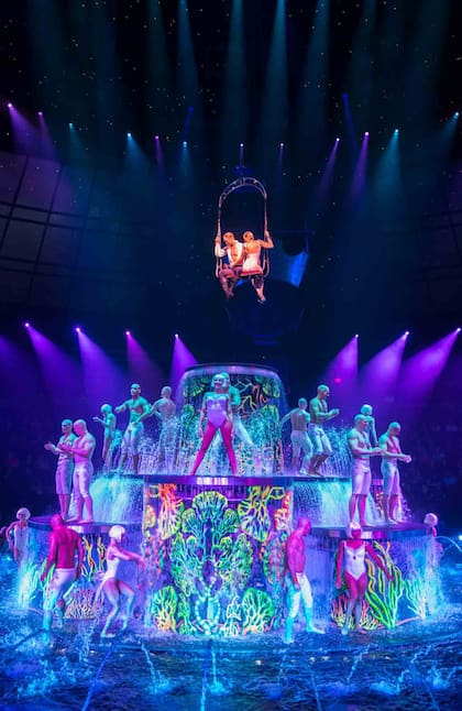 Le Rêve, uno de los grandes shows de La Vegas. Es una especie de revista acuática que combina impacto y destreza, con sensualidad y un toque de inocencia.