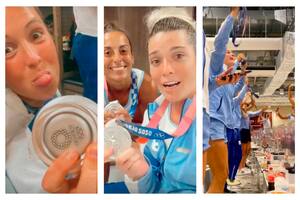 La intimidad del festejo de Las Leonas tras una nueva medalla olímpica