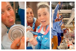 La intimidad del festejo de Las Leonas tras una nueva medalla olímpica