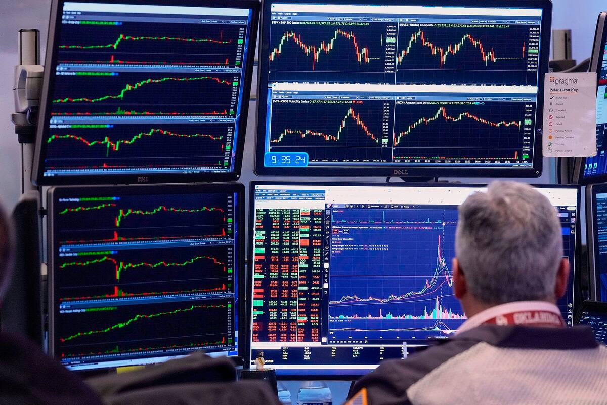 Las acciones argentinas tendieron al alza tanto en Wall Streetcomo en la Bolsa porteña (AP Photo/Richard Drew)