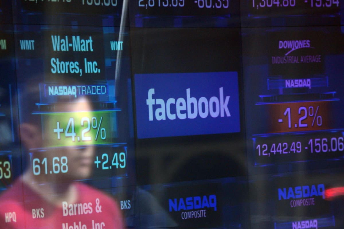 Las acciones de Facebook cayeron 5% hoy