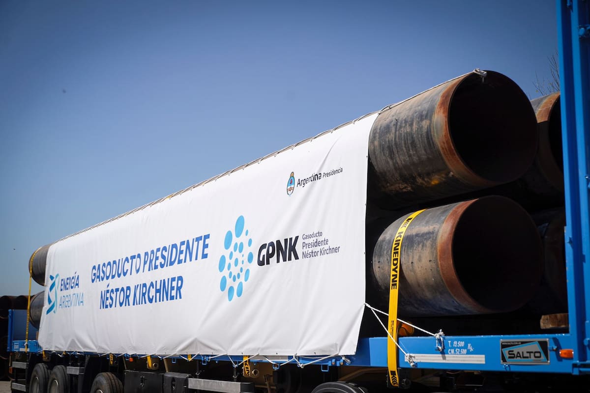 Las acciones de las empresas vinculadas a la construcción del gasoducto Néstor Kirchner están entre las preferidas de los inversores