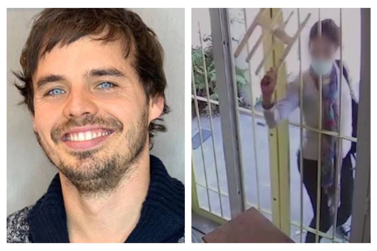 Las agresiones comenzaron cuando la mujer se acercó a la puerta de la pastelería para entregarle una carta a Benjamín Rojas