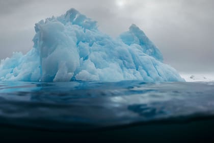Las aguas del Océano Antártico tienen temperaturas bajo cero