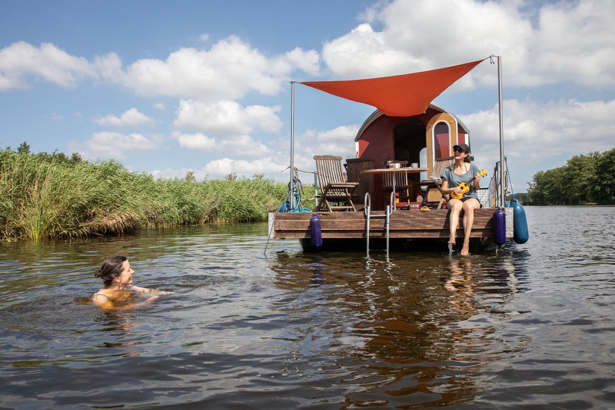 Las aguas del río Peene.
