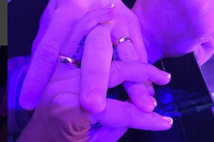 Las alianzas de la boda Messi-Roccuzzo